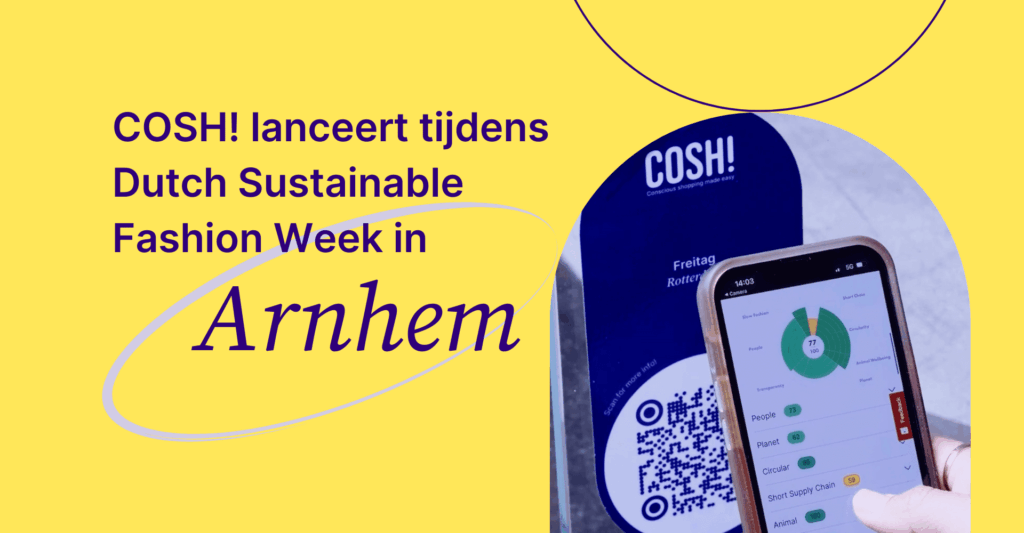 Cosh sustainable shopping app
