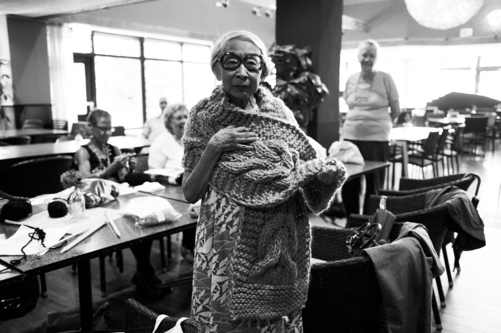 Hippe, breiende oma’s