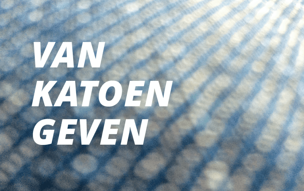 Van Katoen Geven- groenkapje